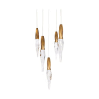 Kindjal 5-Light LED Multi-Light Pendant