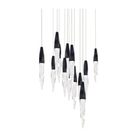 Kindjal 13-Light Multi-Light Square Pendant