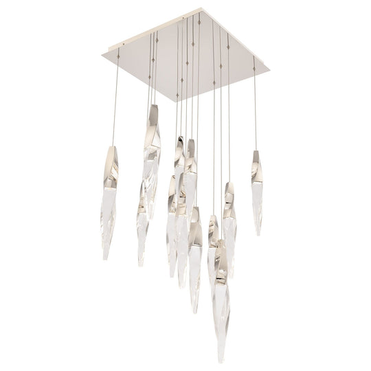 Kindjal 13-Light Multi-Light Square Pendant