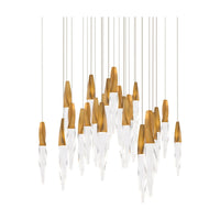Kindjal 25-Light Multi-Light Square Pendant