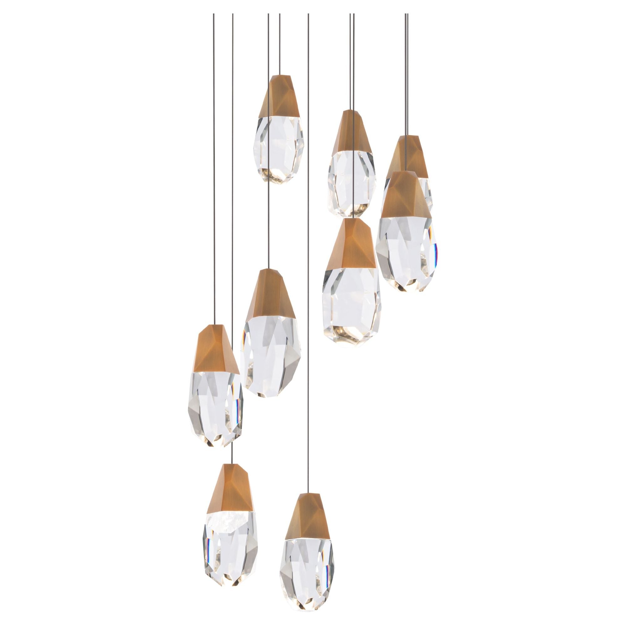 Martini 9-Light LED Chandelier