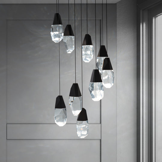 Martini 9-Light LED Chandelier