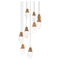 Martini 9-Light LED Chandelier
