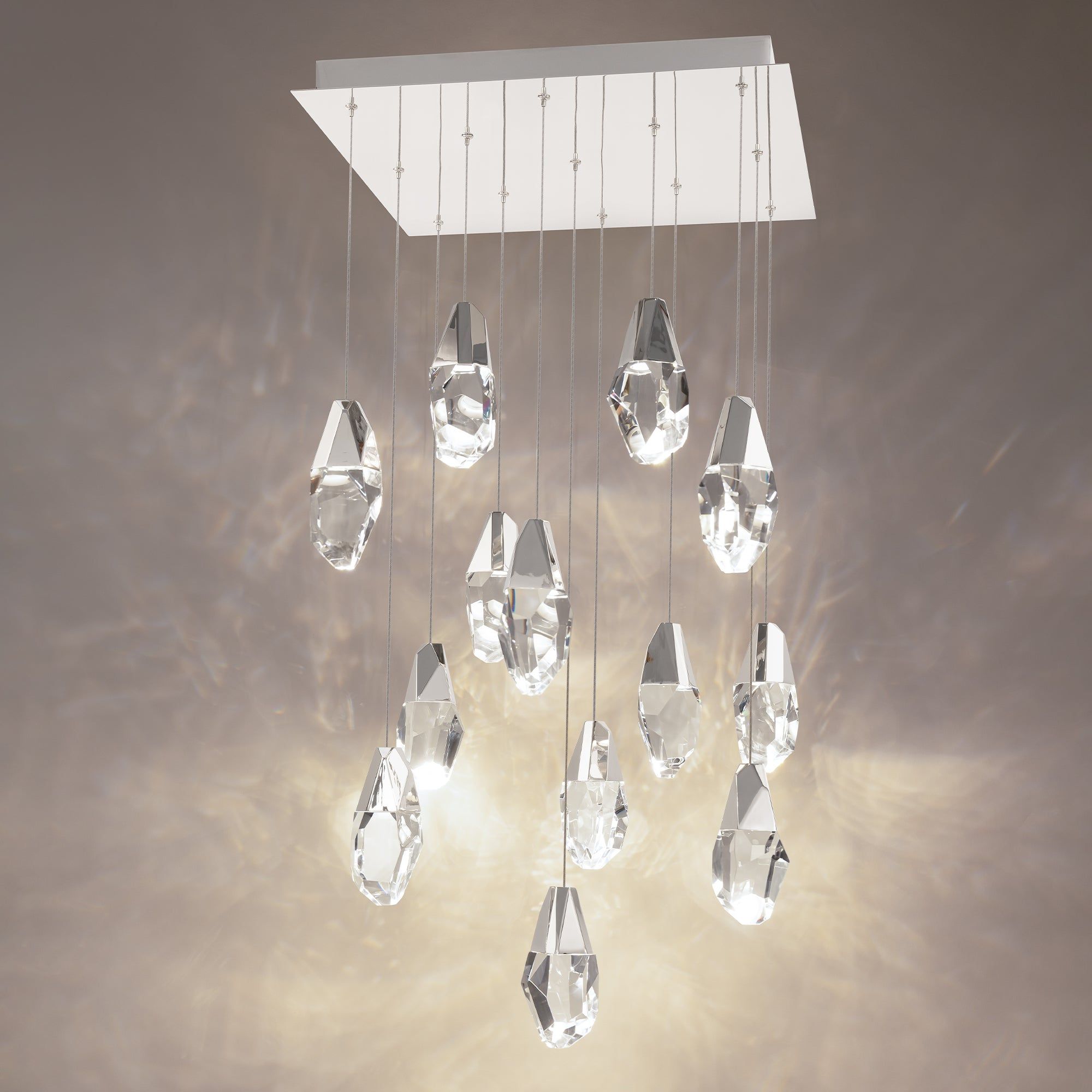 Martini 13-Light Multi-Light Square Pendant