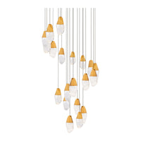 Martini 21-Light Multi-Light Round Pendant