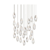 Martini 25-Light Multi-Light Square Pendant