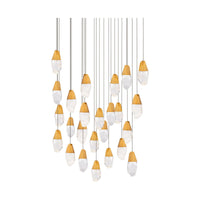 Martini 25-Light Multi-Light Square Pendant