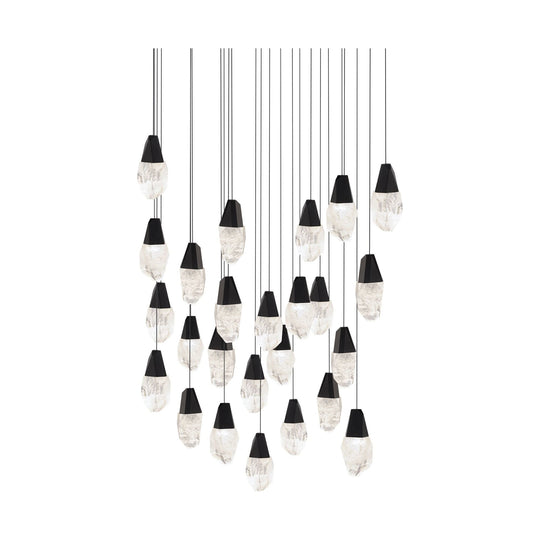 Martini 25-Light Multi-Light Square Pendant
