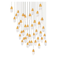 Martini 41-Light Multi-Light Square Pendant