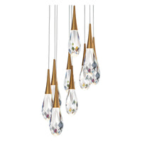 Hibiscus 9-Light LED Multi-Light Pendant