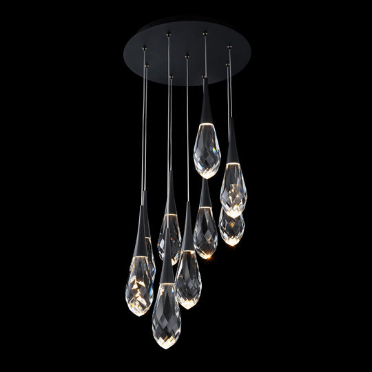 Hibiscus 9-Light LED Multi-Light Pendant