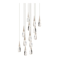 Hibiscus 13-Light Multi-Light Square Pendant