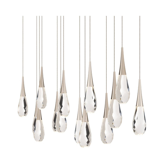 Hibiscus 14-Light Multi-Light Linear Pendant