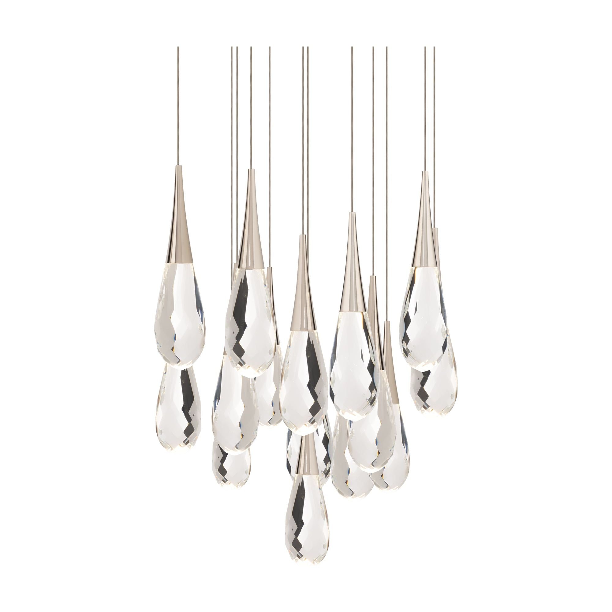 Hibiscus 15-Light Multi-Light Round Pendant