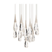 Hibiscus 15-Light Multi-Light Round Pendant