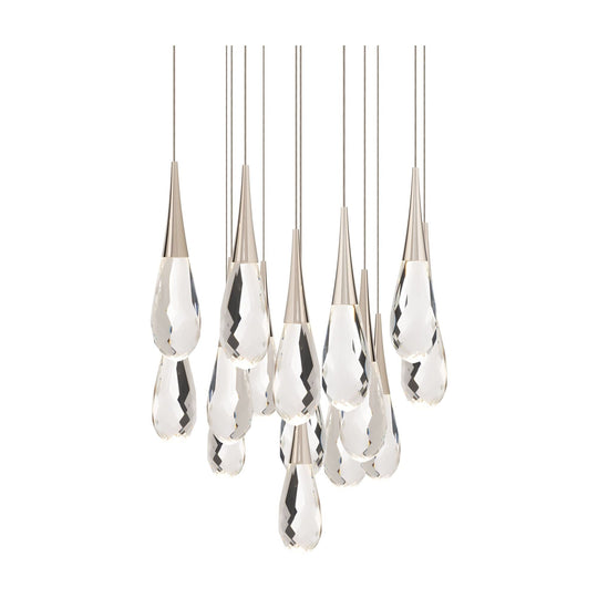 Hibiscus 15-Light Multi-Light Round Pendant