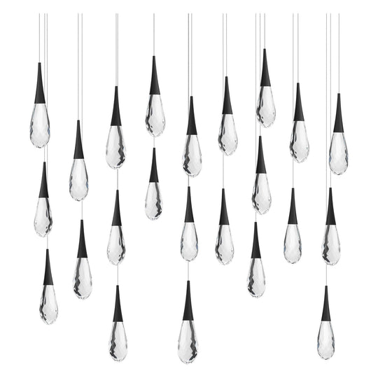 Hibiscus 23-Light Multi-Light Linear Pendant