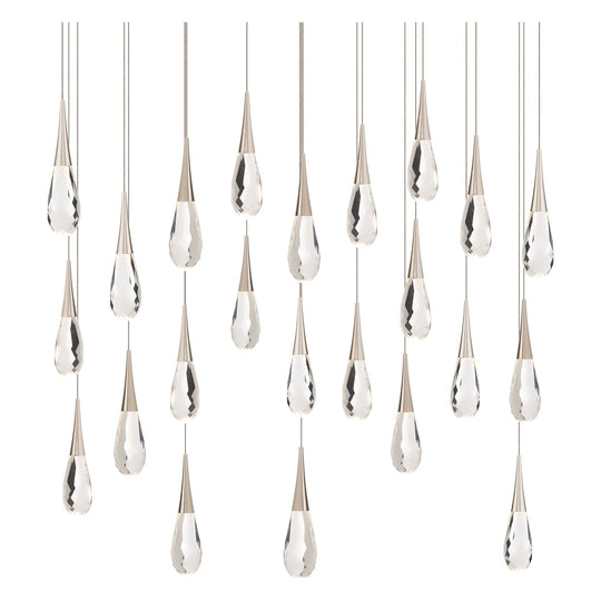 Hibiscus 23-Light Multi-Light Linear Pendant
