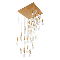 Hibiscus 41-Light Multi-Light Square Pendant
