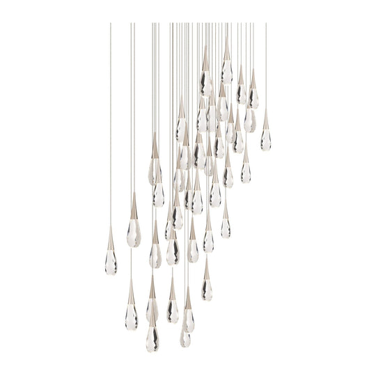 Hibiscus 41-Light Multi-Light Square Pendant