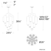 Tamara 26" LED Pendant