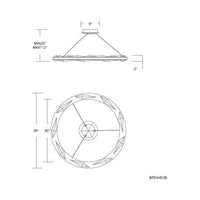 Bauble 36" LED Pendant
