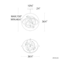 Atomic 36" LED Pendant