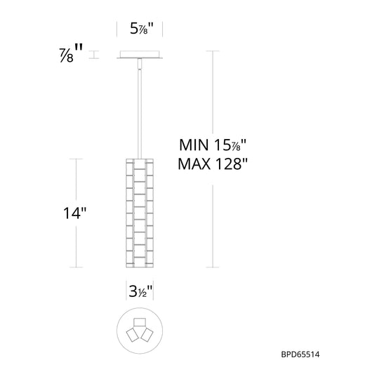 Abode 14" LED Pendant