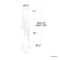 Devotion 3-Light Round Multi Light