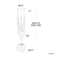 Devotion 9-Light Round Multi Light