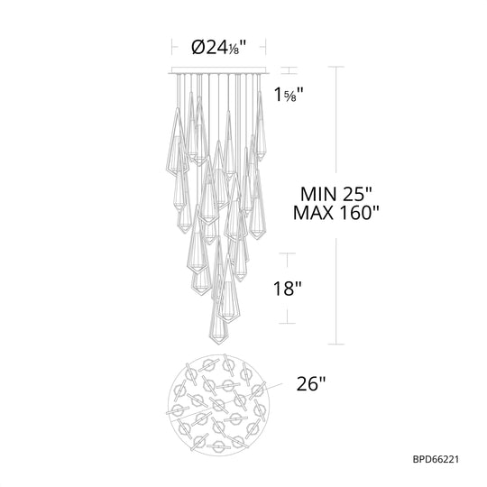 Devotion 21-Light Round Multi Light