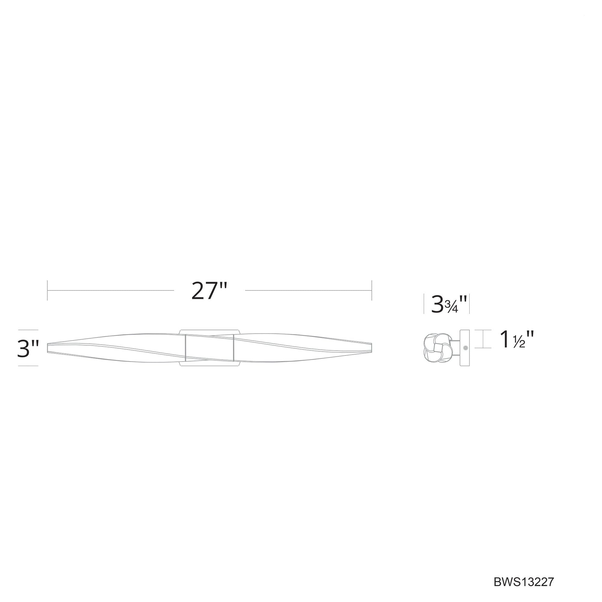 Kindjal 27" LED Vanity/Wall Light