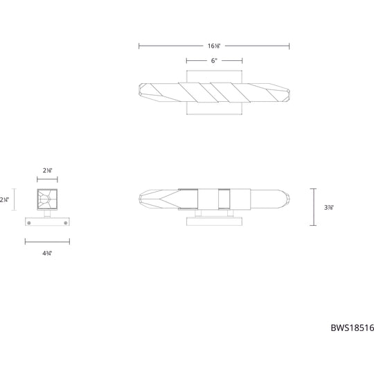 Traverse 16" LED Vanity/Wall Light