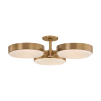Rory 3-Light Semi Flush