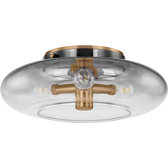Gunner 3-Light Flush Mount