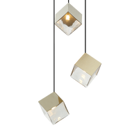 Cube 3-Light 16.4" Chandelier