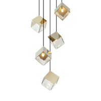 Cube 5-Light 19.9" Chandelier