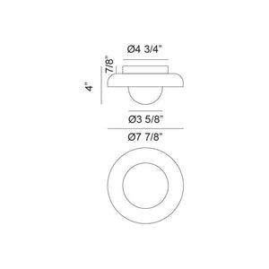 Creston 1-Light Ceiling Mount