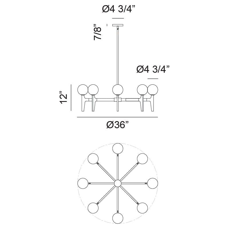 Scriben 8-Light Pendant