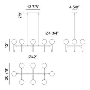 Scriben 8-Light Pendant