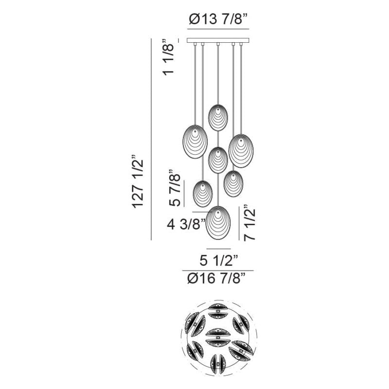 Shelly 7-Light Pendant