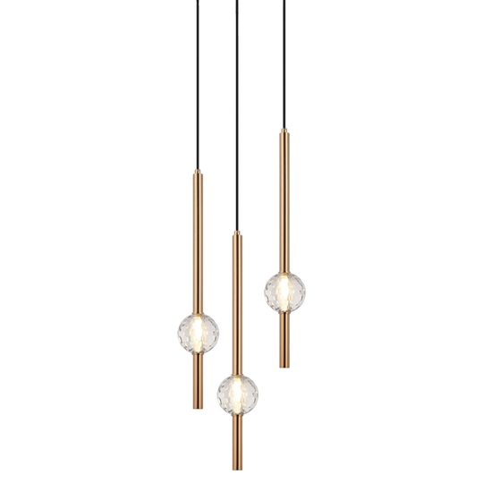 Windchimer 3-Light 11" Chandelier