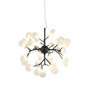 Hydragea Bloom 20-Light 20" Chandelier