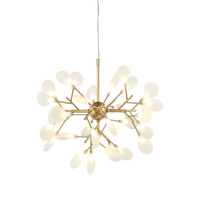 Hydragea Bloom 24-Light 24" Chandelier
