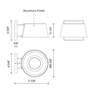 Carson 6" Exterior Wall Sconce