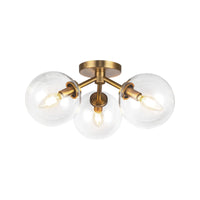 Cassia 3-Light 17" Semi Flush Mount