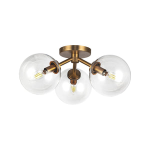 Cassia 3-Light 17" Semi Flush Mount