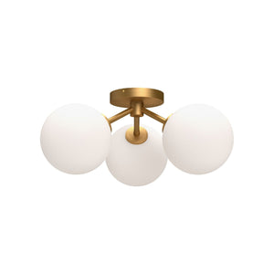 Cassia 3-Light 17" Semi Flush Mount