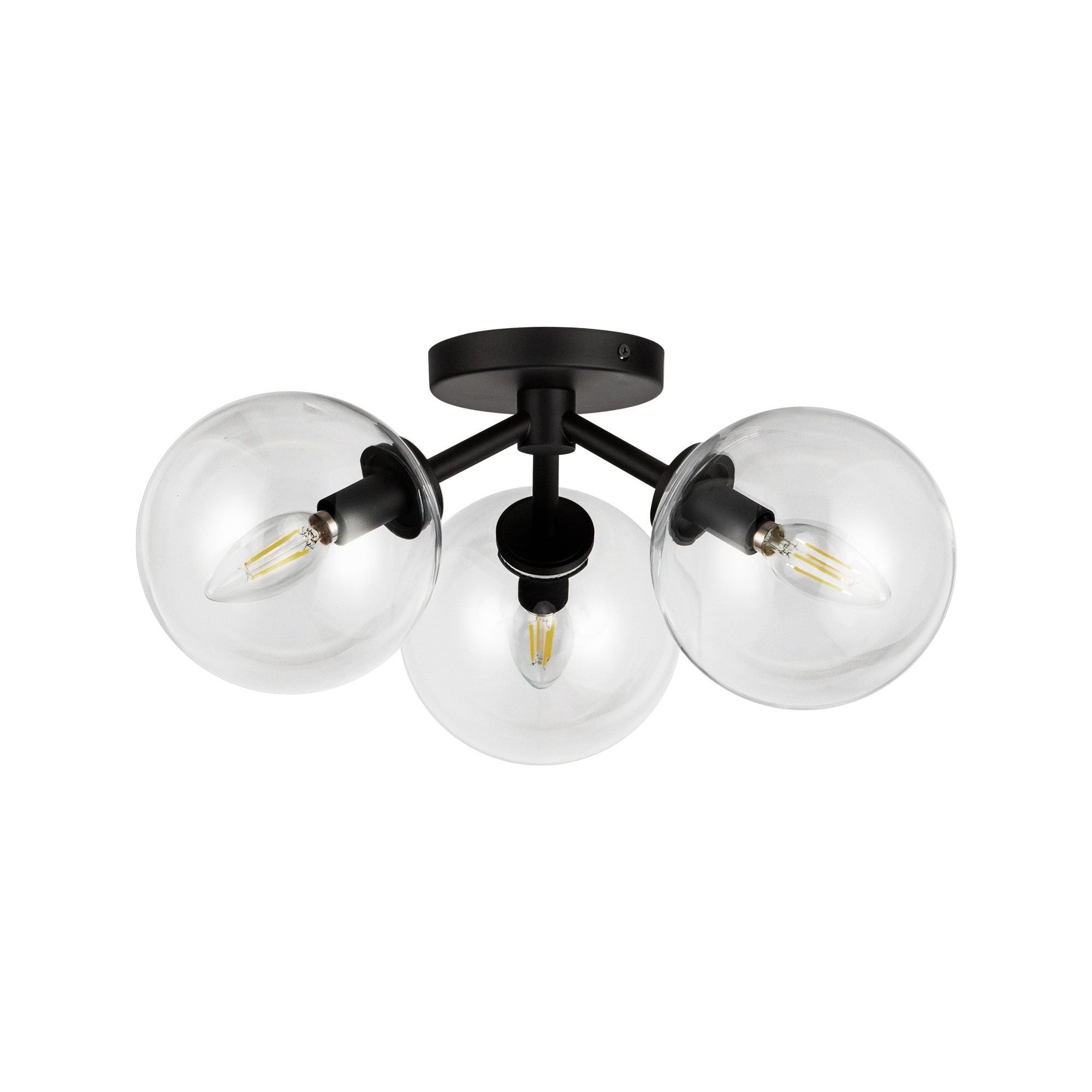 Cassia 3-Light 17" Semi Flush Mount