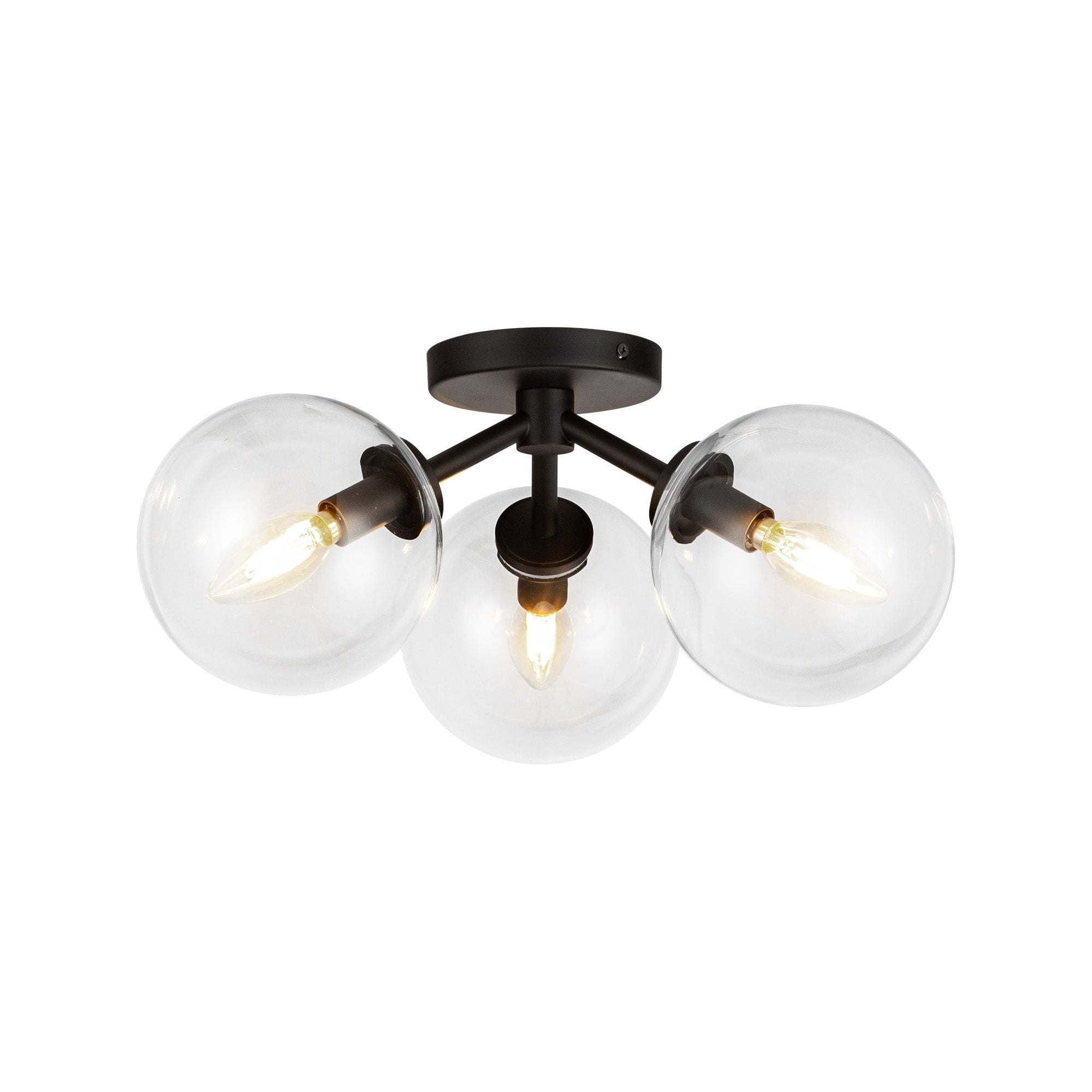 Cassia 3-Light 17" Semi Flush Mount